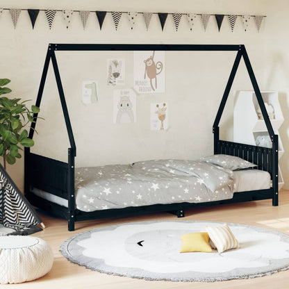 Estructura De Cama Para Niños Madera Maciza De Pino