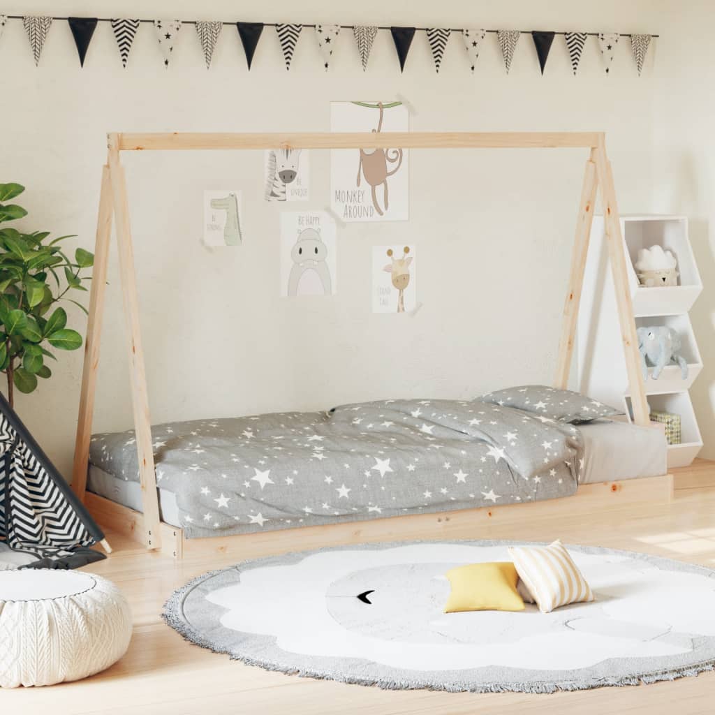 Estructura De Cama Para Niños Madera De Pino