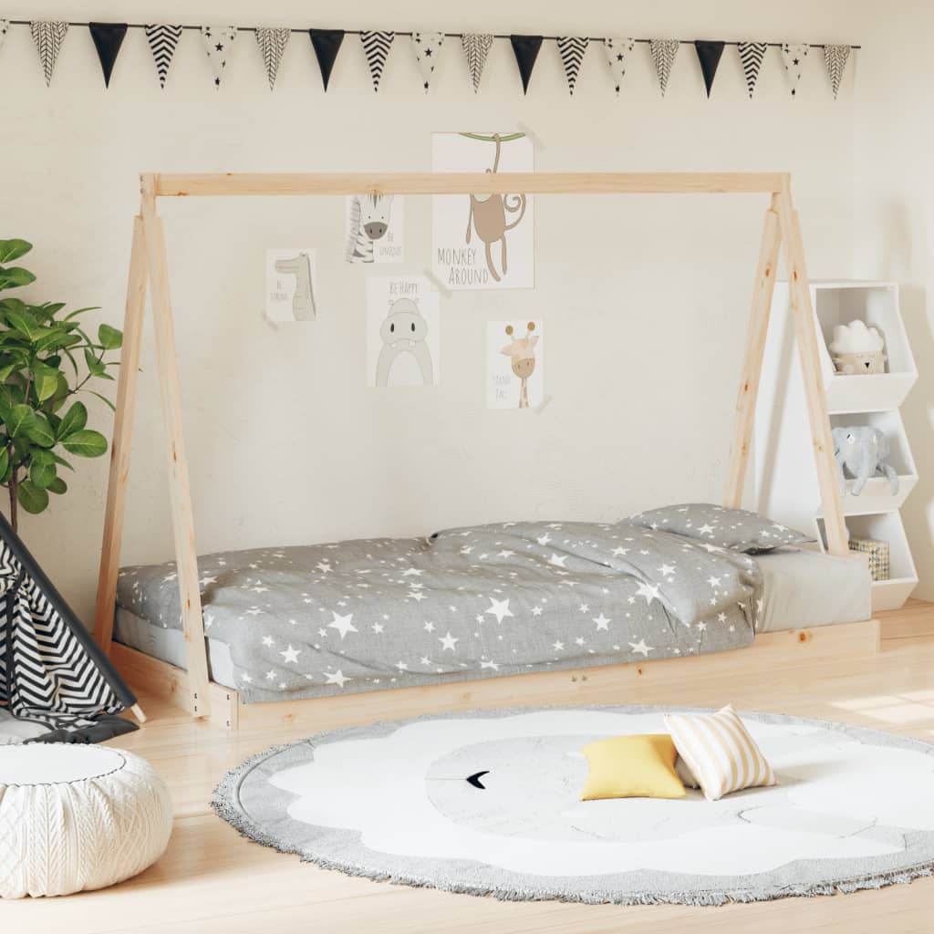 Estructura De Cama Para Niños Madera De Pino