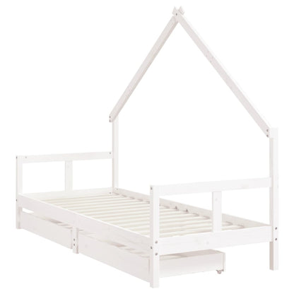 Estructura Cama Niños Con Cajones Madera Pino