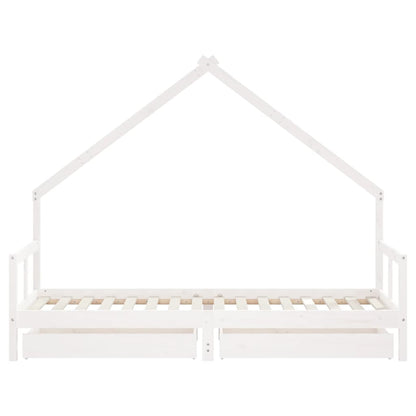 Estructura Cama Niños Con Cajones Madera Pino