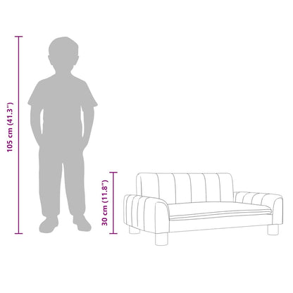 Sofá Para Niños De Cuero Sintético
