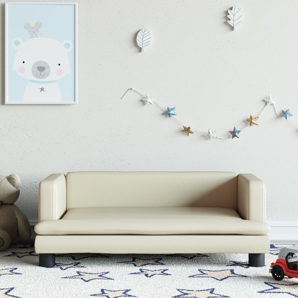 Sofá Para Niños De Cuero Sintético