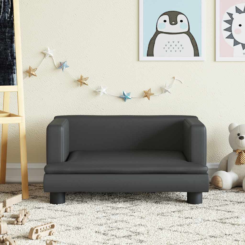 Sofá Para Niños De Cuero Sintético