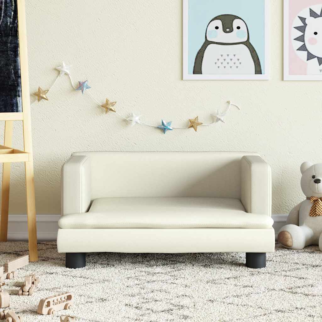 Sofá Para Niños De Cuero Sintético