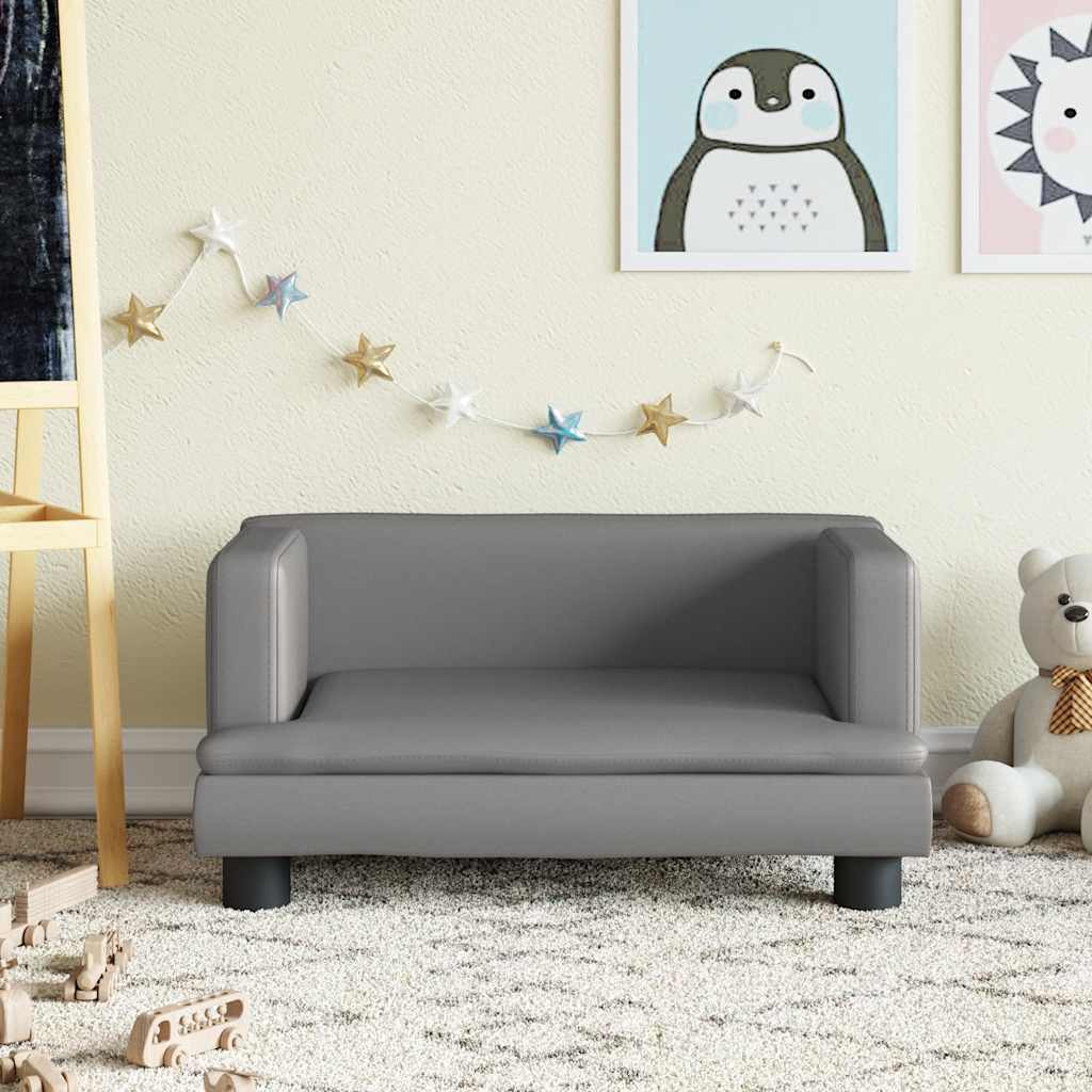 Sofá Para Niños De Cuero Sintético