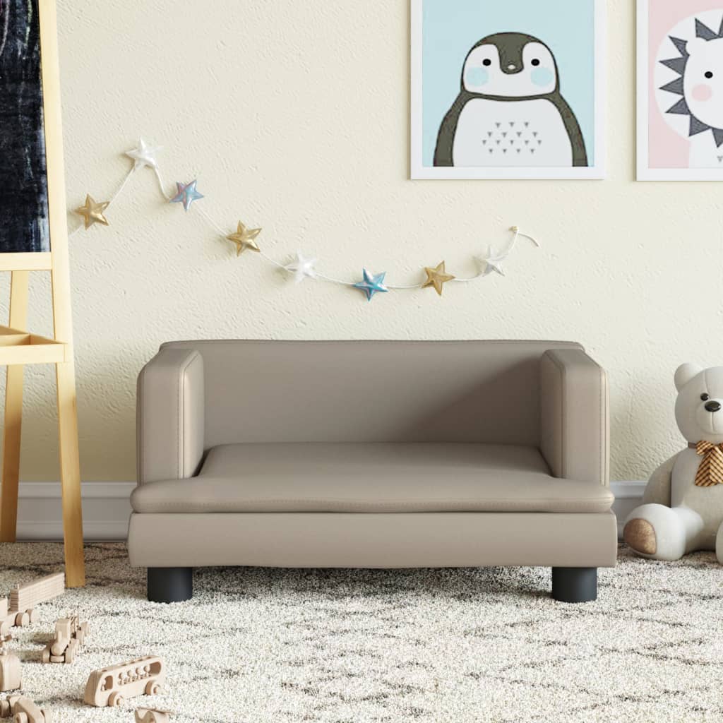 Sofá Para Niños De Cuero Sintético