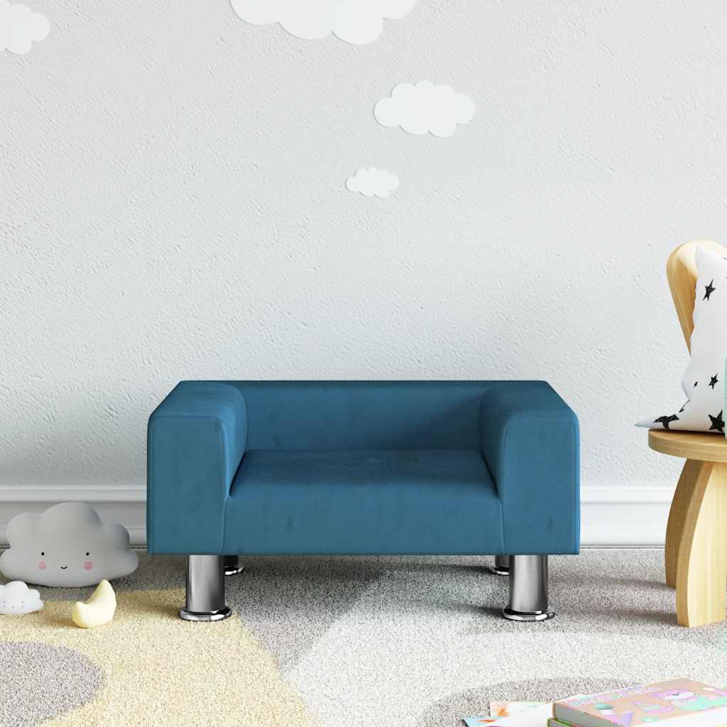 Sofá Para Niños De Terciopelo 70X45X26,5 Cm