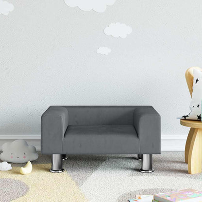 Sofá Para Niños De Terciopelo 70X45X26,5 Cm
