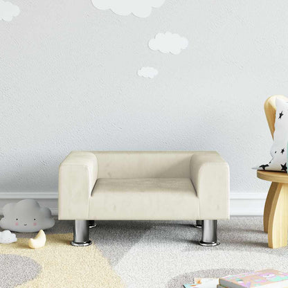 Sofá Para Niños De Terciopelo 70X45X26,5 Cm