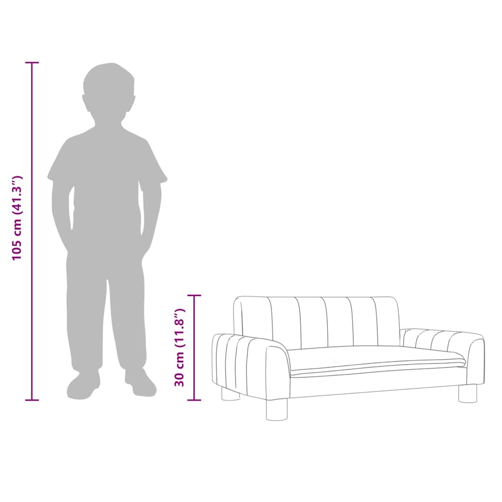 Sofá Para Niños De Tela