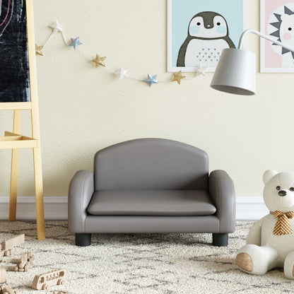 Sofá Para Niños De Cuero Sintético