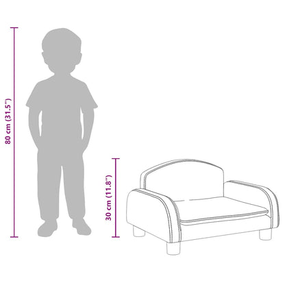 Sofá Para Niños De Cuero Sintético