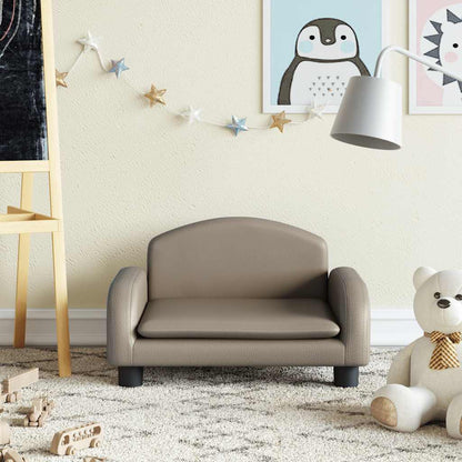 Sofá Para Niños De Cuero Sintético