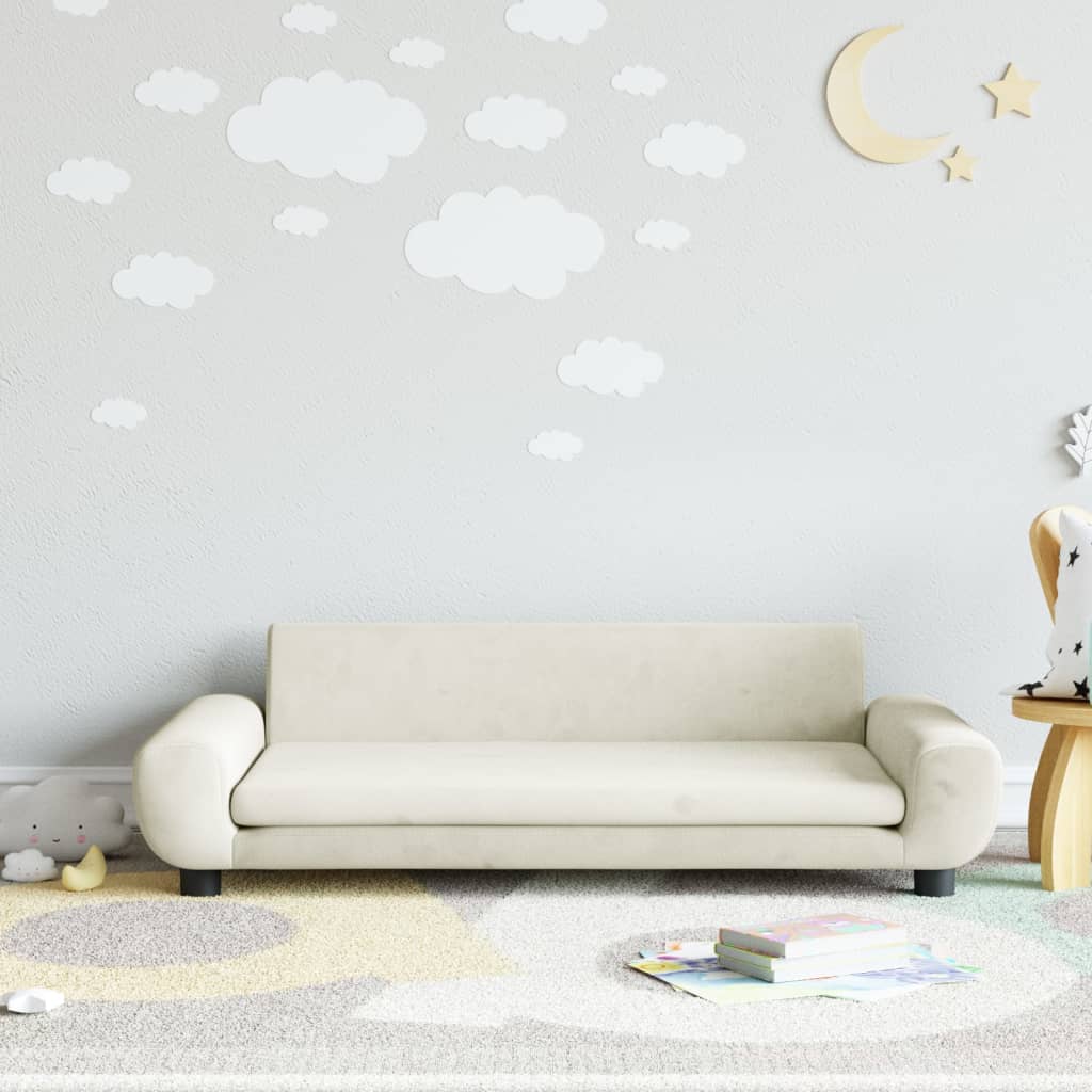 Sofá Para Niños De Terciopelo