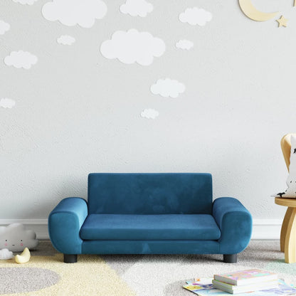 Sofá Para Niños De Terciopelo