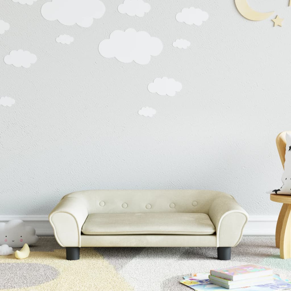 Sofá Para Niños De Terciopelo