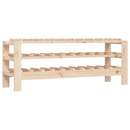 Botellero Madera Maciza De Pino 109,5X30X42 Cm
