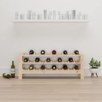 Botellero Madera Maciza De Pino 109,5X30X42 Cm