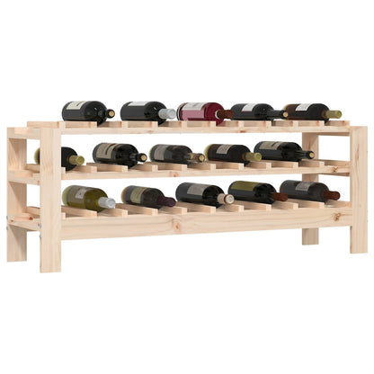Botellero Madera Maciza De Pino 109,5X30X42 Cm