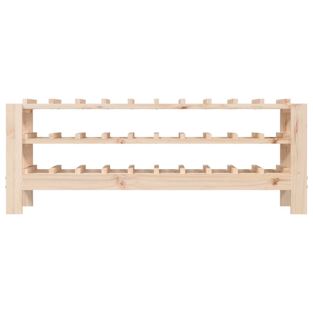 Botellero Madera Maciza De Pino 109,5X30X42 Cm
