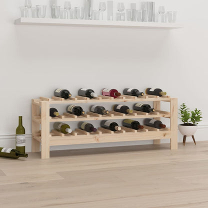 Botellero Madera Maciza De Pino 109,5X30X42 Cm