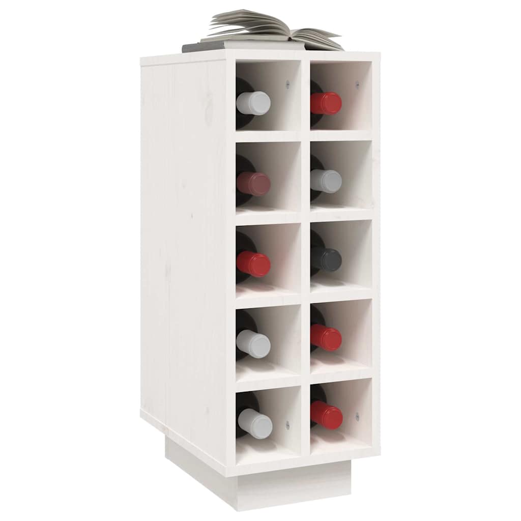 Botellero Madera Maciza De Pino 23X34X61 Cm