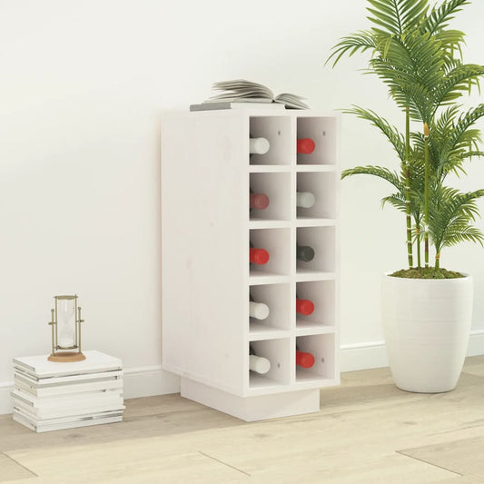 Botellero Madera Maciza De Pino 23X34X61 Cm