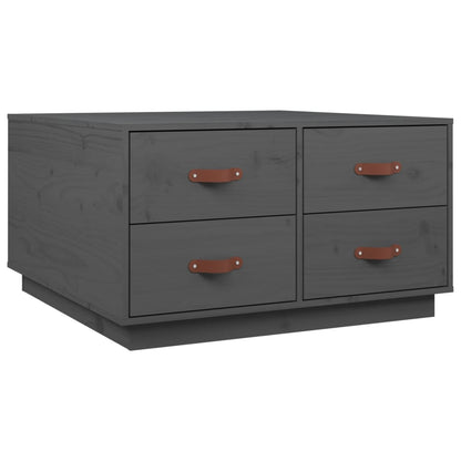Mesa De Centro De Madera Maciza De Pino 80X80X45 Cm