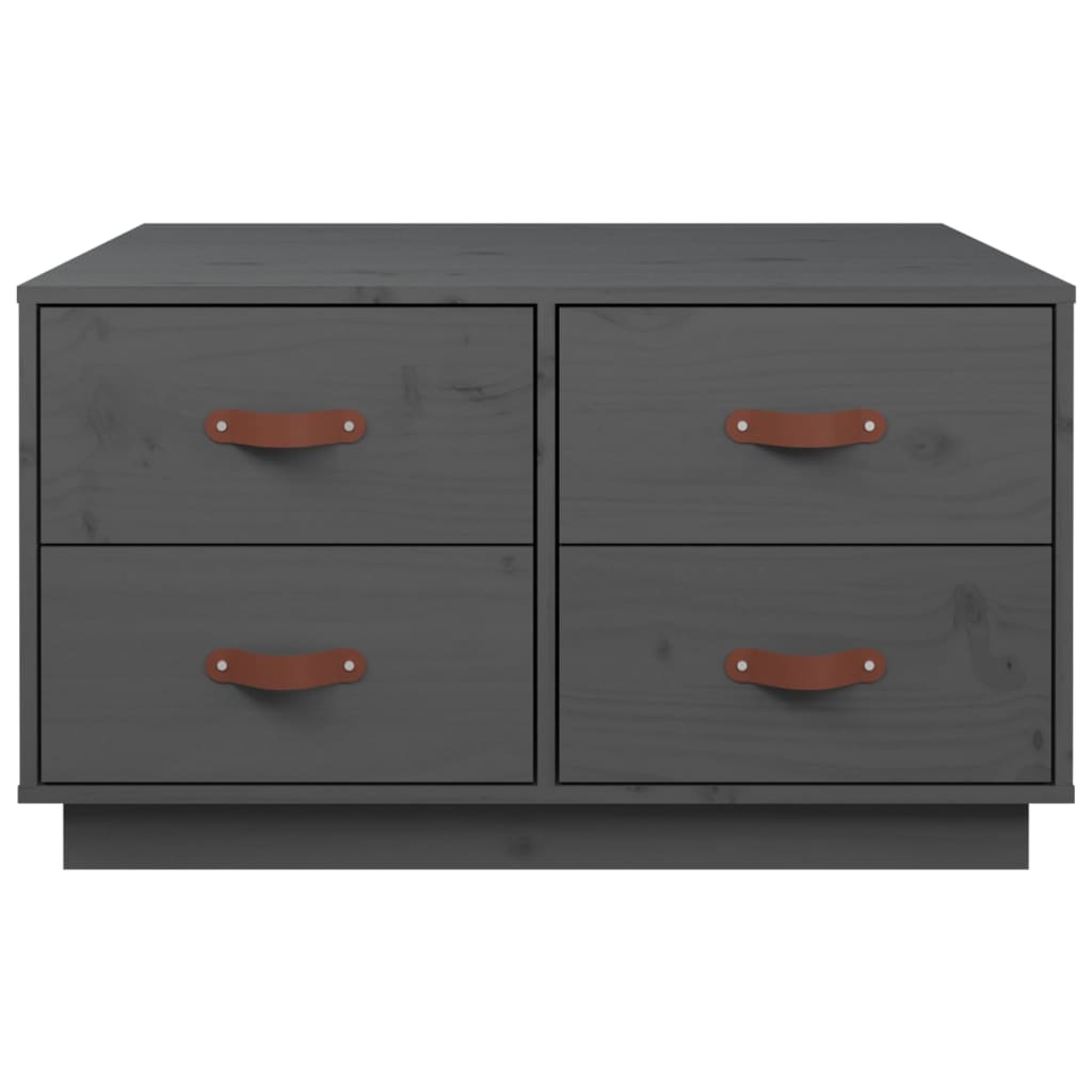 Mesa De Centro De Madera Maciza De Pino 80X80X45 Cm