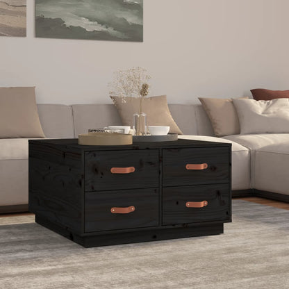 Mesa De Centro De Madera Maciza De Pino 80X80X45 Cm