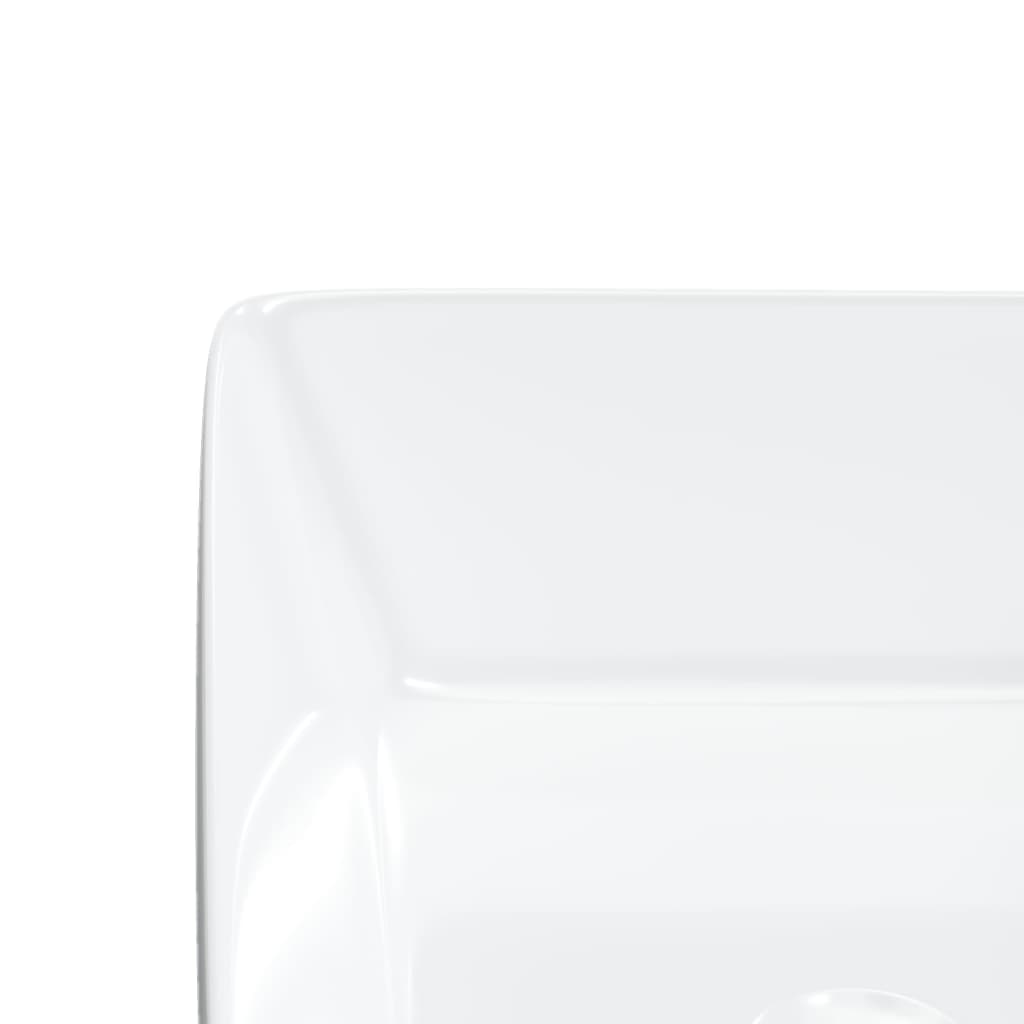 Lavabo Rectangular De Cerámica