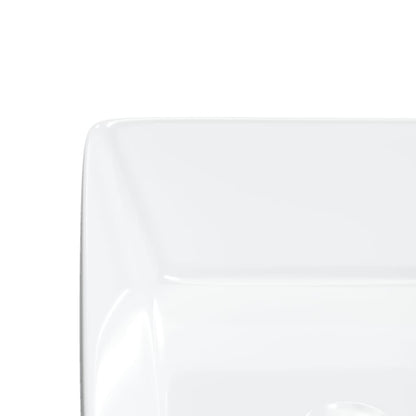 Lavabo Rectangular De Cerámica