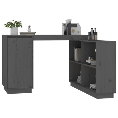 Escritorio De Madera Maciza De Pino 110X50X75 Cm