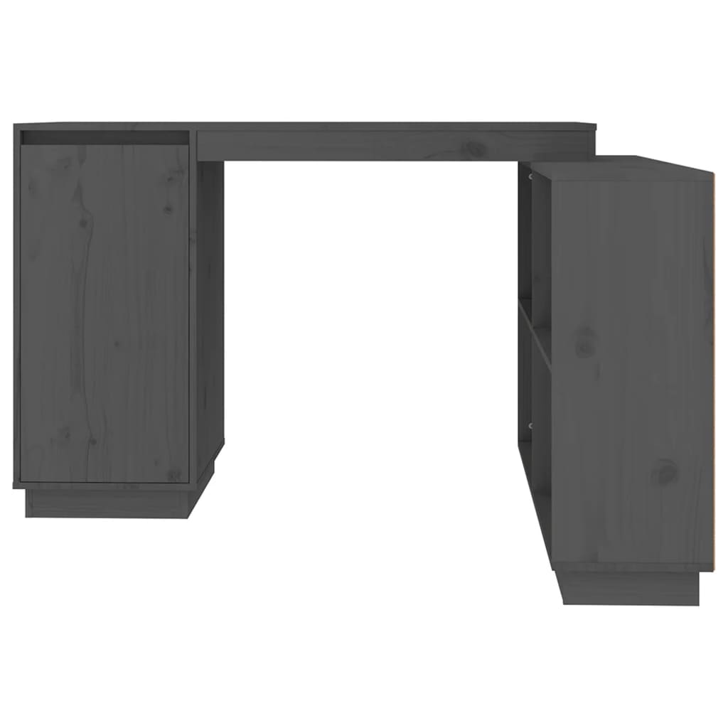 Escritorio De Madera Maciza De Pino 110X50X75 Cm