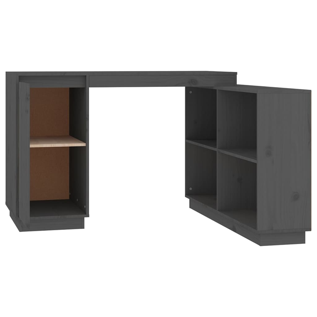 Escritorio De Madera Maciza De Pino 110X50X75 Cm