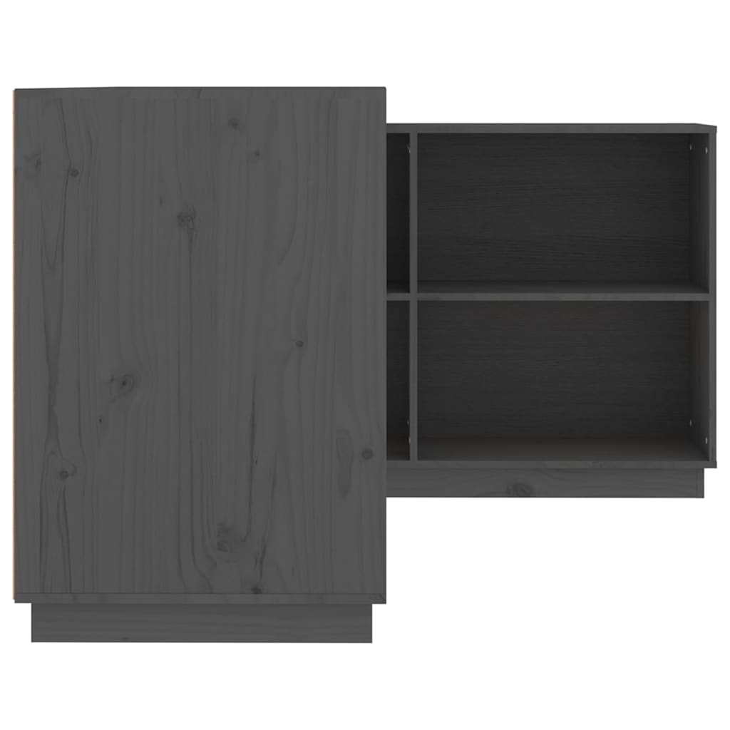 Escritorio De Madera Maciza De Pino 110X50X75 Cm