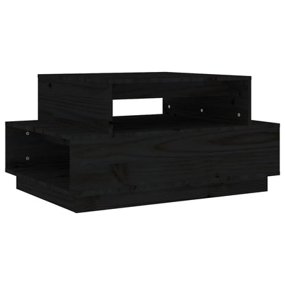 Mesa De Centro Madera Maciza De Pino 80X55X40,5 Cm