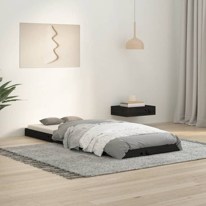 Estructura De Cama Sin Colchón Madera Maciza Marrón