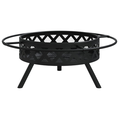 Brasero Con Atizador Acero Xxl 70 Cm