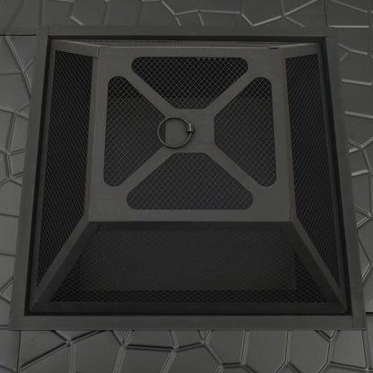 Brasero Con Atizador Acero 79X79X46,5 Cm