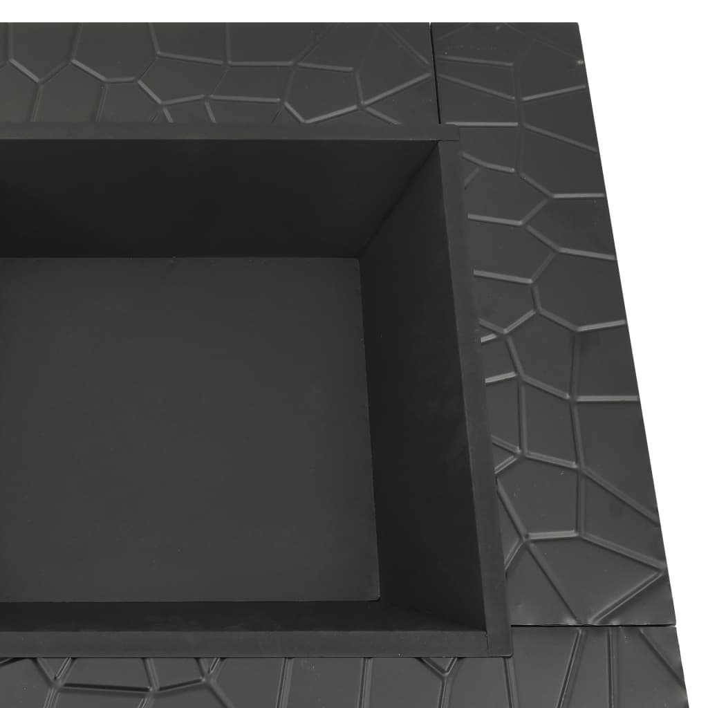 Brasero Con Atizador Acero 79X79X46,5 Cm