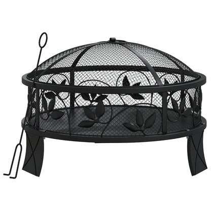 Brasero Con Atizador Acero Xxl 50 Cm