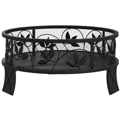 Brasero Con Atizador Acero Xxl 50 Cm