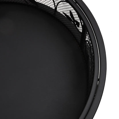 Brasero Con Atizador Acero Xxl 50 Cm