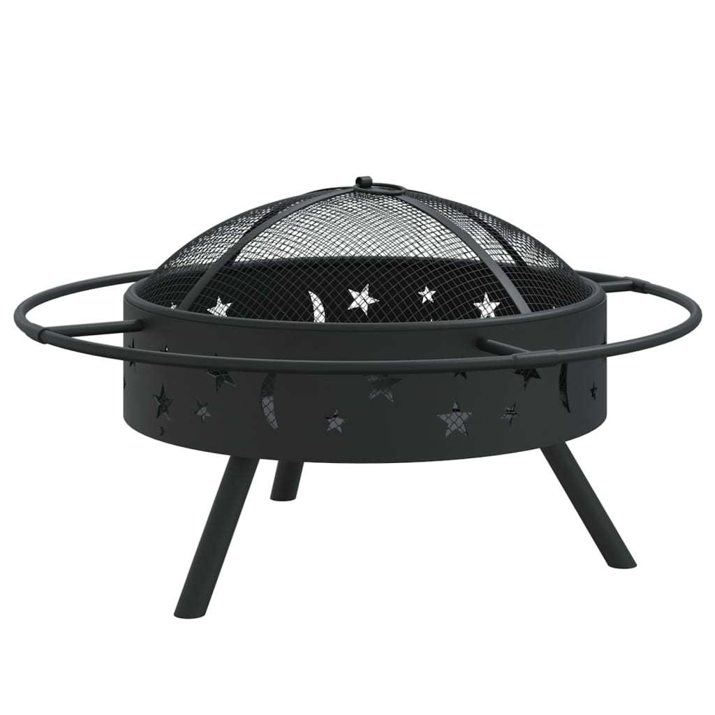 Brasero Con Atizador Acero Xxl 70 Cm