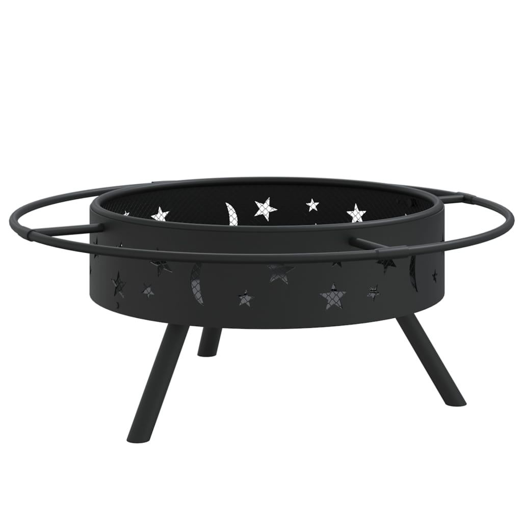 Brasero Con Atizador Acero Xxl 70 Cm