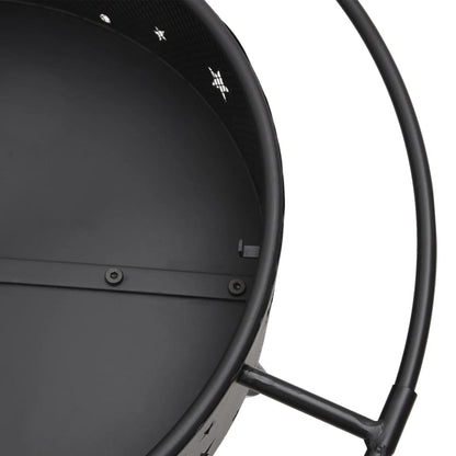 Brasero Con Atizador Acero Xxl 70 Cm