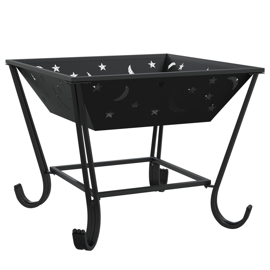 Brasero Con Atizador Acero Xxl 50 Cm