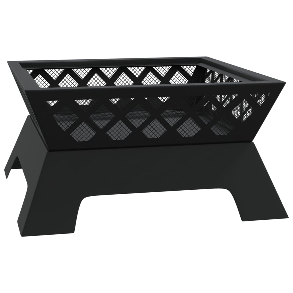 Brasero Con Atizador Acero Xxl 50 Cm